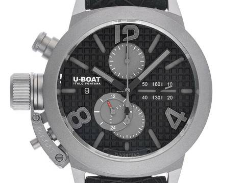  U-Boat Classico 45 Titanium Tungsten Black Ref.3004 Full Set Neu 