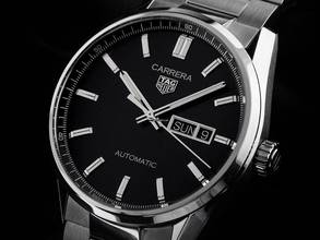 Thumbnail von TAG Heuer Carrera Day Date Ref.WBN2010.BA0640 2023 Full Set wie Neu Vintage