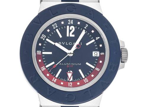  Bulgari Aluminium GMT Ref.103554 2024 Full Set Ungetragen 