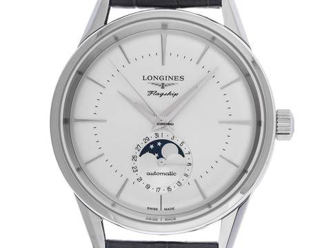  Longines Flagship Heritage Mondphase Ref.L4.815.4.72.2 2025 Full Set Ungetragen 