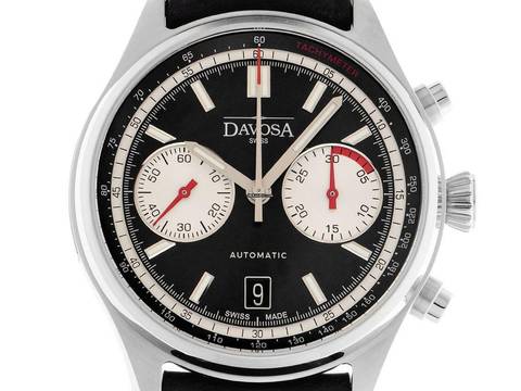  Davosa Newton Pilot Rally Chronograph limitiert Ref.161.536.55 Full Set Neu 