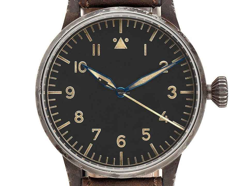  Laco Münster Fliegeruhr Münster Erbstück Ref.861931 Full Set Neu 