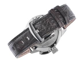 Thumbnail von U-Boat Classico Italo Fontana Classico Stratos 40BK Stahl Handaufzug Armband Leder 40mm Ref.9002 Box&Pap. Full Set Neu