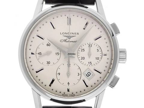  Longines Column-Wheel Chronograph Ref.L2.749.4.72.2 2015 Full Set wie Neu Vintage 