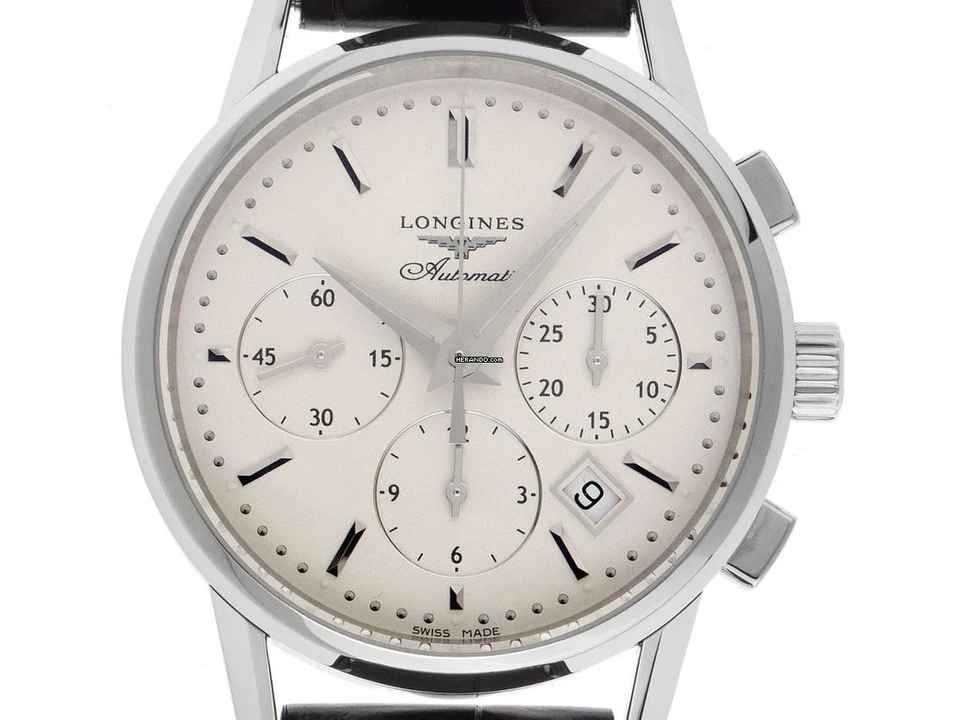  Longines Column-Wheel Chronograph Ref.L2.749.4.72.2 2015 Full Set wie Neu Vintage 