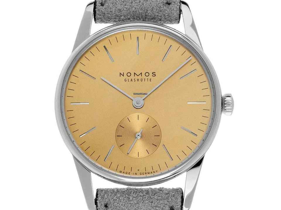  NOMOS Orion 33 Glashütte Orion 33 Gold Ref.359 2025 Full Set Neu 