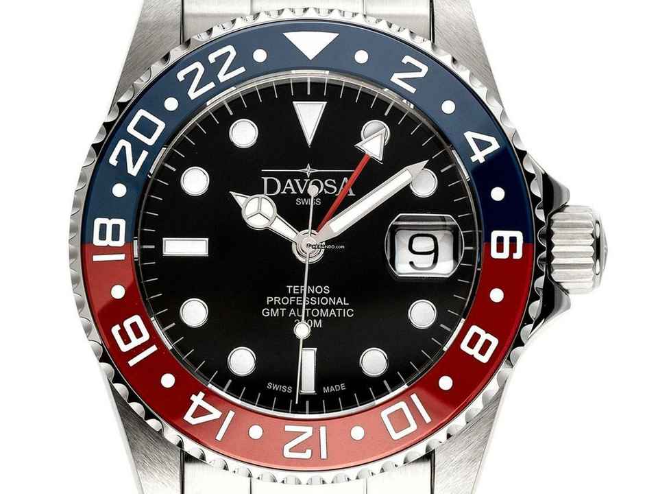  Davosa Ternos Professional TT GMT Ref.161.571.60 Full Set Neu 