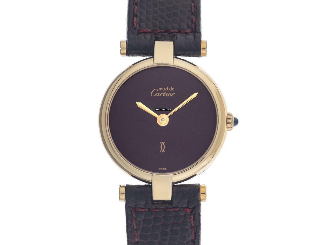  Cartier Vendome Vermeil 1989 original Box sehr Gut Vintage  