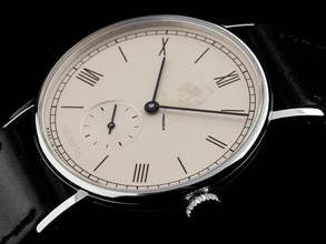Thumbnail von NOMOS Ludwig Glashütte Jubiläumsuhr Ludwig für Siemens Ref.207 2021 Full Set wie Neu </h1>