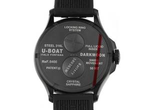 Thumbnail von U-Boat Darkmoon Red Glass Ref.8466/D Full Set Neu