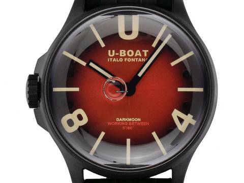  U-Boat Darkmoon PVD Soleil Ref.8697/B Full Set Neu 