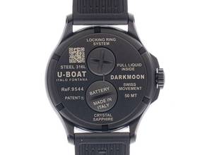 Thumbnail von U-Boat Darkmoon BK schwarz PVD Ref.9544 Full Set Neu