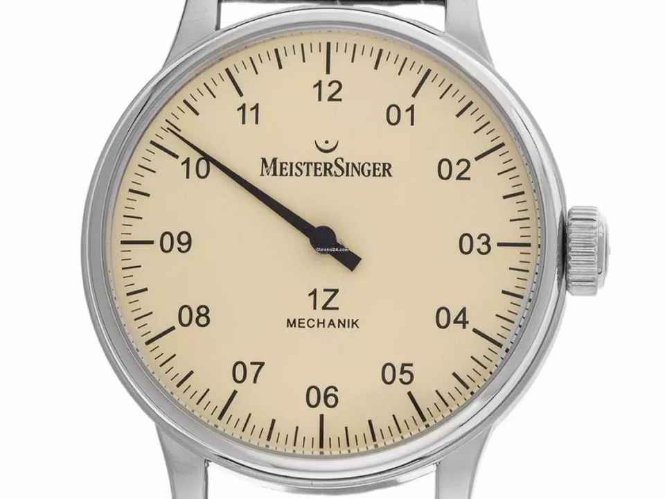 Meistersinger Scrypto 1Z Scrypto Einzeigeruhr Ref.AM3.03 2003 sehr Gut Vintage </h1> 