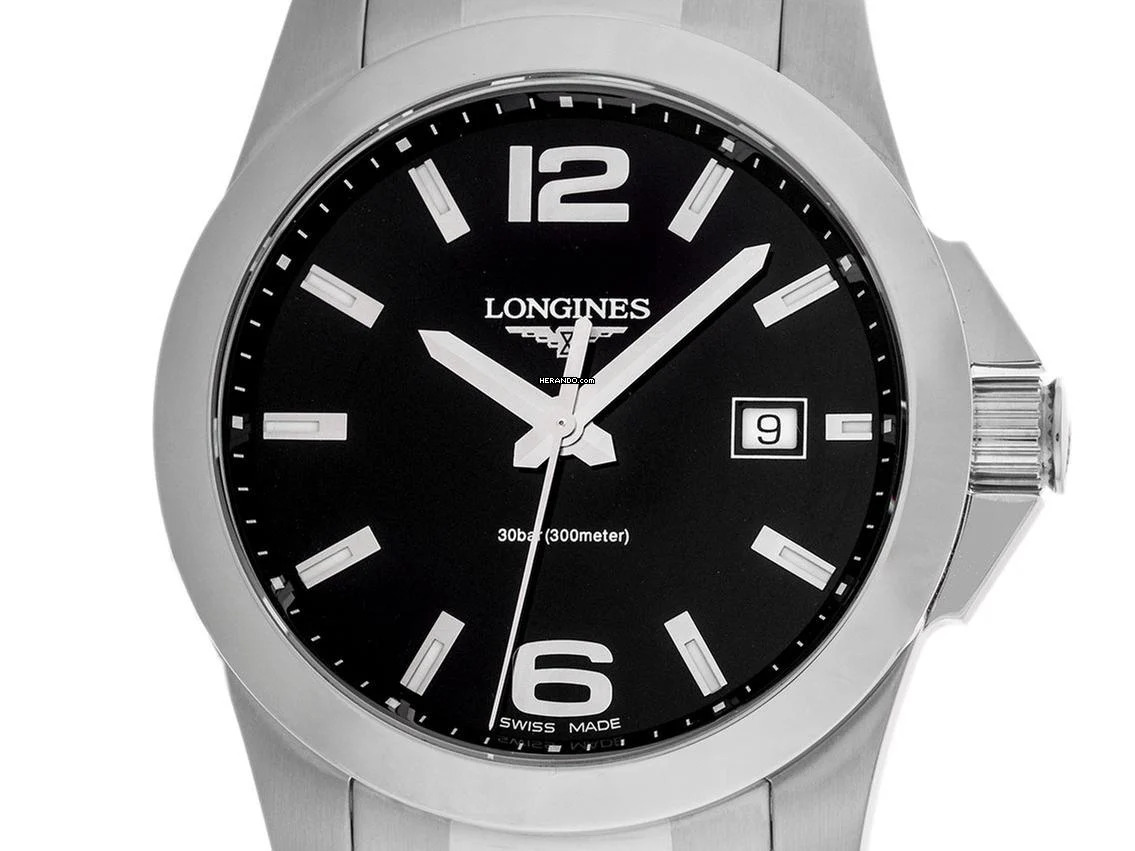  Longines Conquest Ref.L3.659.4.56.6 2016 Full Set wie Neu Vintage </h1> 