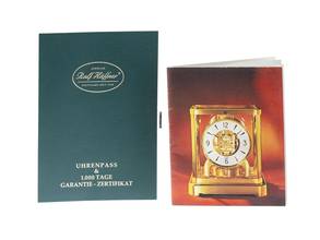 Thumbnail von Jaeger-LeCoultre Classic Cintree Tischuhr JLC Stabwerk Ref.5854-74 1982 sehr Gut Vintage