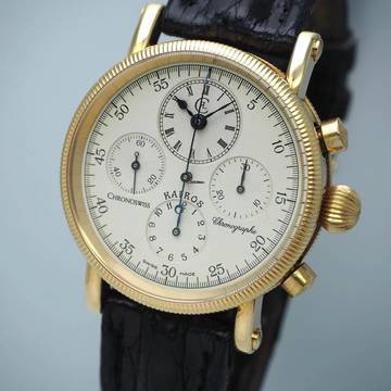  Chronoswiss Kairos Chronograph Gold 18k/750 Limited Edition full Set </h1> 