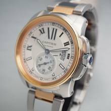 Thumbnail von Cartier Calibre de Cartier W7100036 Stahl/Rosegold 18k B+P NEU ungetragen