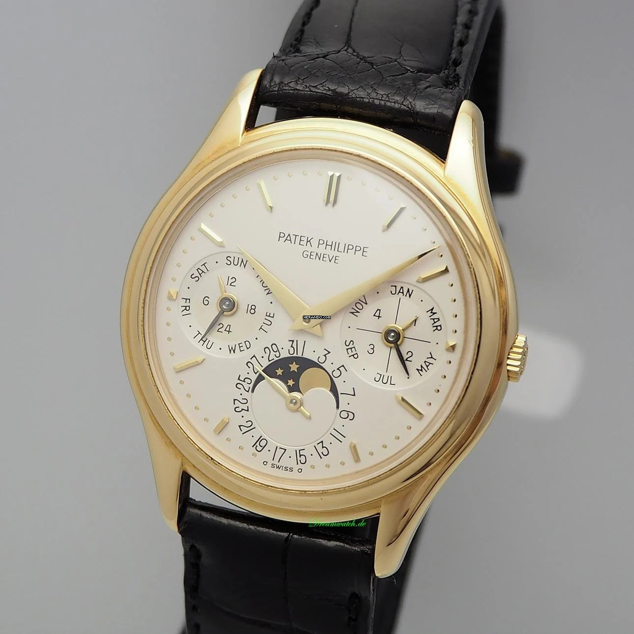  Patek Philippe Perpetual Calendar Ref: 3940 Box+Papiere 1992 (Full Set) 