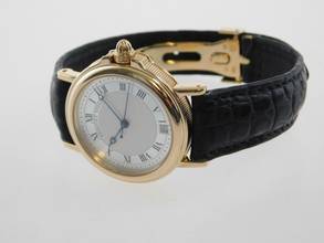Thumbnail von Breguet Marine Herrenuhr 33 mm 18 Karat Gelbgold Automatik Kaliber 889 mit Faltschließe TOP </h1>
