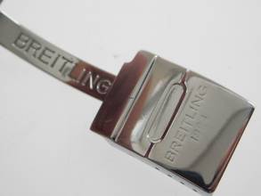 Thumbnail von Breitling Chronomat Vitesse Stahl mit Pilotband und weißem Zifferblatt 39mm Automatik </h1>