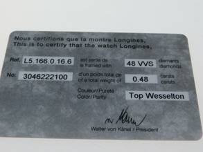 Thumbnail von Longines DolceVita Dolce Vita Damenuhr mit original Brillantbesatz 21mm x 29mm im Full Set aus 2013