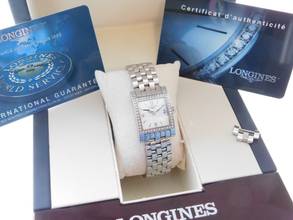 Thumbnail von Longines DolceVita Dolce Vita Damenuhr mit original Brillantbesatz 21mm x 29mm im Full Set aus 2013