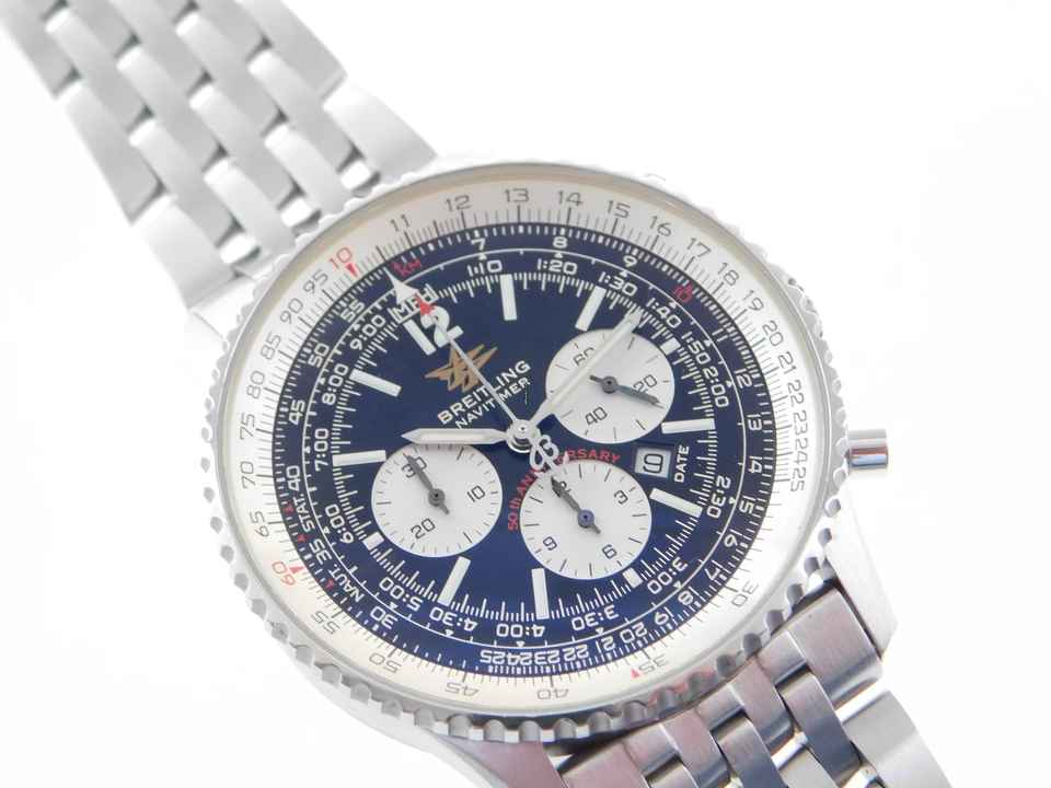  Breitling Navitimer 41,8mm mit Navitimerband im Best Zustand Specail Edition 50th Anniversary </h1> 