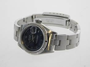 Thumbnail von Rolex Oyster Perpetual Lady Date 26 mm blau - römisch Saphirglas Schnellschaltung von 1997 </h1>