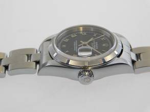 Thumbnail von Rolex Oyster Perpetual Lady Date 26 mm blau - römisch Saphirglas Schnellschaltung von 1997 </h1>