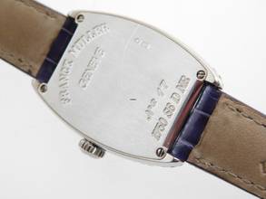 Thumbnail von Franck Muller 18 Karat Weißgold Curvex Lady Diamonds im Full Set Handaufzug Wie Neu 25 x 35 mm </h1>