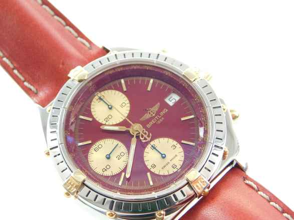  Breitling Chronomat Stahl Gold rotes Blatt Der Klassiker im Top Zustand Echte Rarität </h1> 