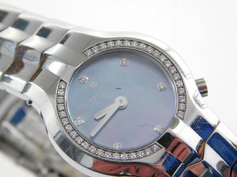  TAG Heuer Alter Ego Damenuhr mit original Brillantbesatz tolle Damenuhr </h1> 