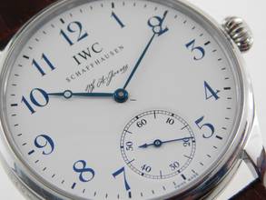 Thumbnail von IWC Portugieser Handaufzug F.a. Jones Limited Ed. Handaufzug Herrenuhr 43 mm Glasboden im Top Zustand </h1>