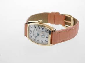 Thumbnail von Franck Muller 18 Karat Gelbgold Curvex Lady im Full Set Handaufzug Top Zustand 25mm </h1>