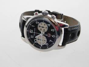 Thumbnail von Chopard Grand Prix de Monaco Historique 18 Karat Weißgold 40 mm Grand Prix De Monaco Historique Alle Papiere + Revision </h1>