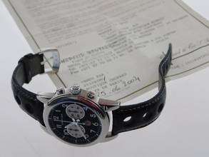 Thumbnail von Chopard Grand Prix de Monaco Historique 18 Karat Weißgold 40 mm Grand Prix De Monaco Historique Alle Papiere + Revision </h1>