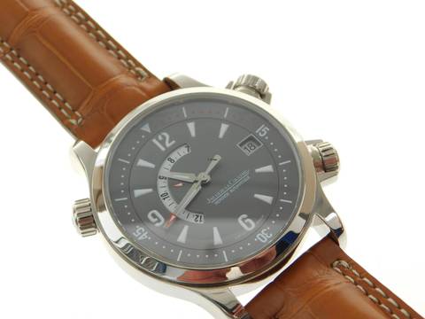  Jaeger-LeCoultre Master Compressor Memovox 18 Karat Weißgold Full Set im Neuzustand </h1> 