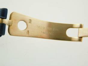 Thumbnail von Patek Philippe 18 Karat Gelbgold 4814 Patek Calatrava Lady mit original Brillantbesatz wie Neu </h1>