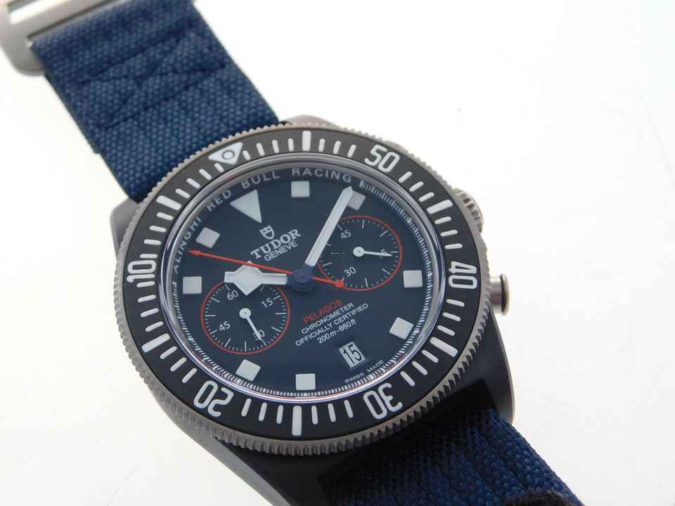  Tudor Pelagos Fxd Chrono Alinghi Carbon Neu und ungetragen 05/2024 im Full Set 43 mm </h1> 