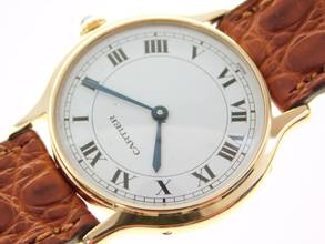 Thumbnail von Cartier Riviera 18 Karat Gelbgold 31 mm mit original Paris Zifferblatt Handaufzug </h1>