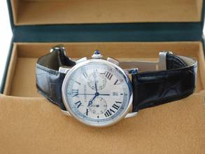 Thumbnail von Cartier Rotonde de Cartier Herrenuhr Automatik Chronograph 40 mm im Top Zustand </h1>