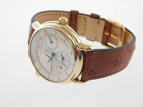 Thumbnail von Jaeger-LeCoultre Master Geographic 18K Gold Automatik Herrenuhr im Best Zustand 38mm </h1>