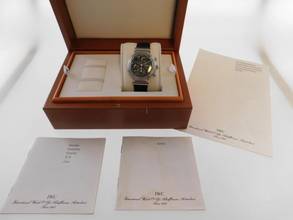 Thumbnail von IWC Da Vinci Perpetual Calendar Ewiger Kalender in Edelstahl revisioniert im Top Zustand mit Krokoband deutsch </h1>