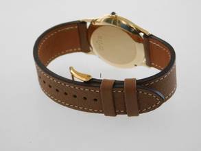 Thumbnail von Jaeger-LeCoultre 18 Karat Gelbgold Ovale Jumbo Automatik Date 31 x 39 mm Rarität im Top Zustand </h1>