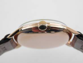 Thumbnail von Rolex Precision 18 Karat Rotgold Precision 40er Jahre Medium 31mm Handaufzug Kaliber 710 </h1>