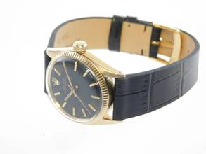 Thumbnail von Rolex Oyster Perpetual 31 Medium massiv 18 Kt Gelbgold 30 mm 60 er Jahre im Top Zustand </h1>