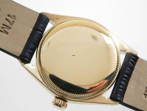 Thumbnail von Rolex Oyster Perpetual 31 Medium massiv 18 Kt Gelbgold 30 mm 60 er Jahre im Top Zustand </h1>