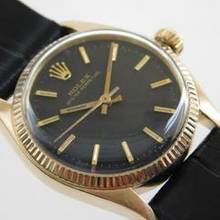 Thumbnail von Rolex Oyster Perpetual 31 Medium massiv 18 Kt Gelbgold 30 mm 60 er Jahre im Top Zustand </h1>