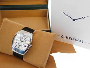 Thumbnail von Franck Muller XL Master of Complications Curvex Edelstahl 42 x 49 mm Silver Dial </h1>