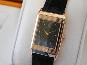 Thumbnail von Jaeger-LeCoultre Reverso Classique 18 Karat Rosegold Reverso Classic Art Deco Handaufzug im Top Zustand ungraviert